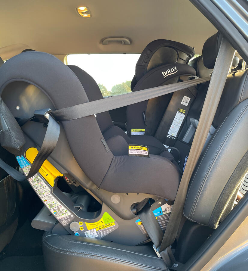 Britax Seats Installed