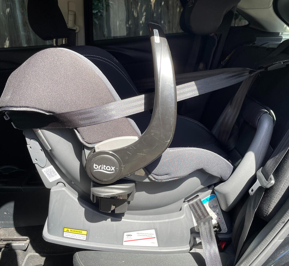 Britax Unity ISOFIX Installed